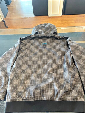 Nomis Men's Geometric Hooded Windbreaker XL Like New